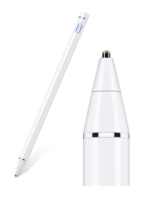 ESR Digital Stylus Pen for Apple Pencil 1 4mm Ultra Fine Tip Rechargeable Capacitive Pen with Protective Stylus Cap Compatible with iPad iPhone and Most Phones and Tablets
