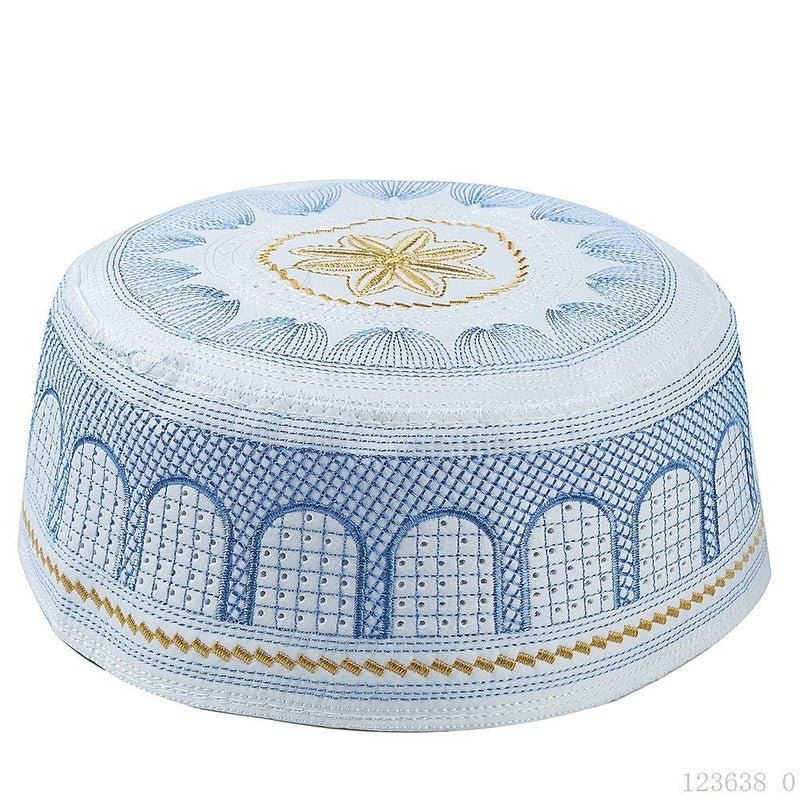Cross-Border Supply Embroidered Hui Hat - Cotton Flat Cap for Men,  Wholesale - Image 2