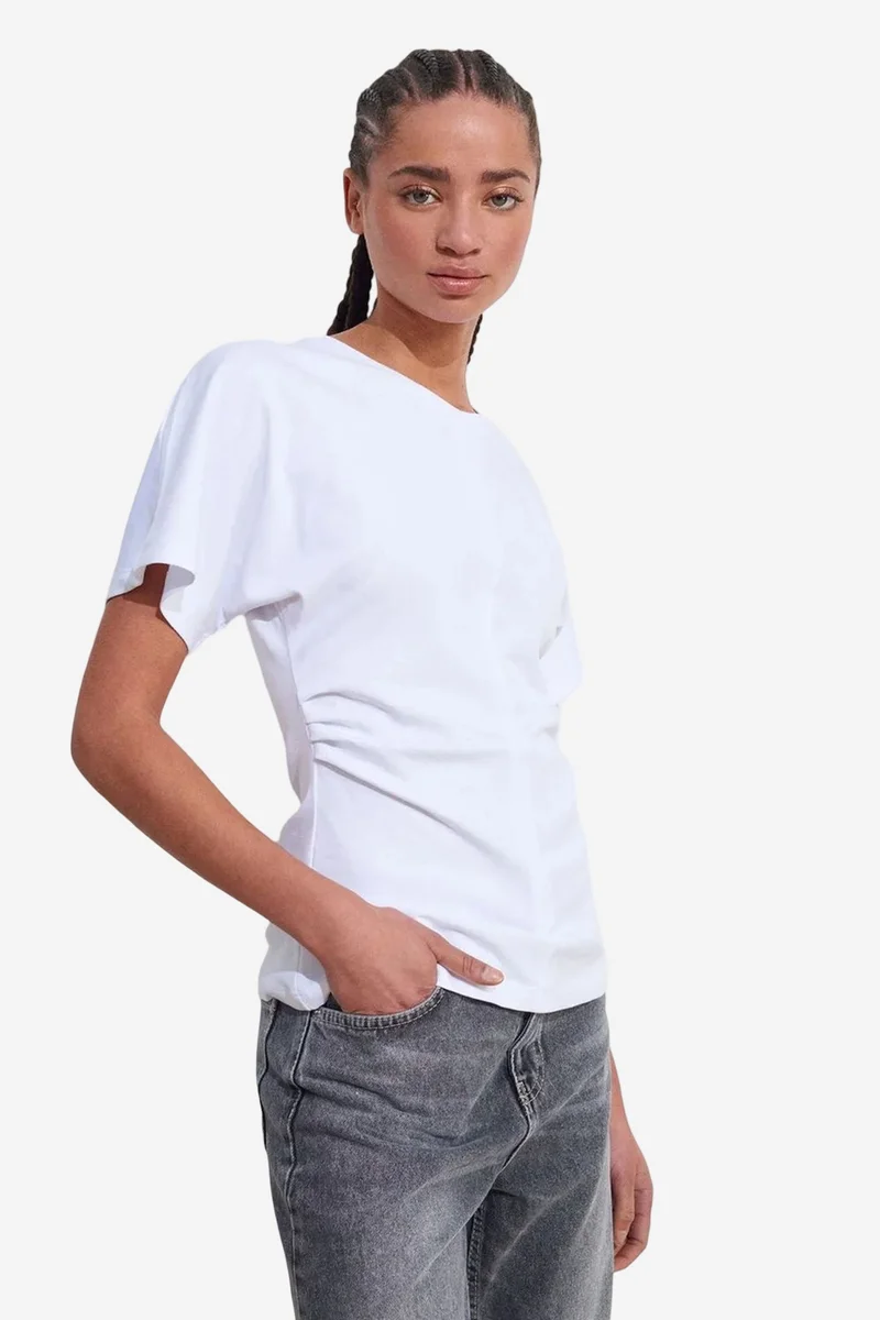 DILVIN Women's Cotton Crew Neck T-Shirt