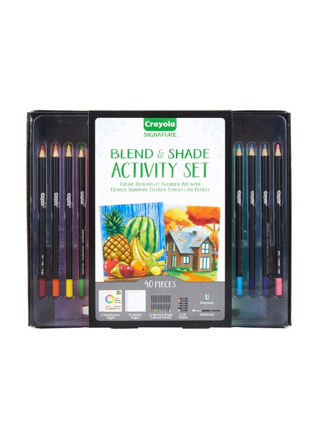 Crayola Blend & Shade Activity Set, Adult Coloring Art Set, 40Piece, Gift - Image 2