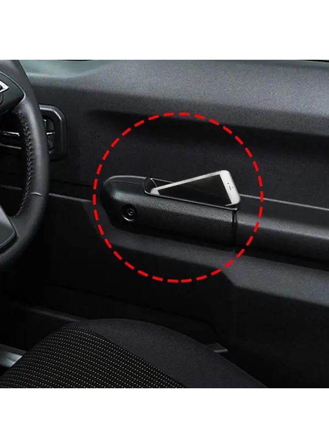 Car Accessories for Suzuki Jimny JB64 JB74W 2025 Front Row Door Side Storage Box Handle Pocket Armrest Phone Container Black - Image 5