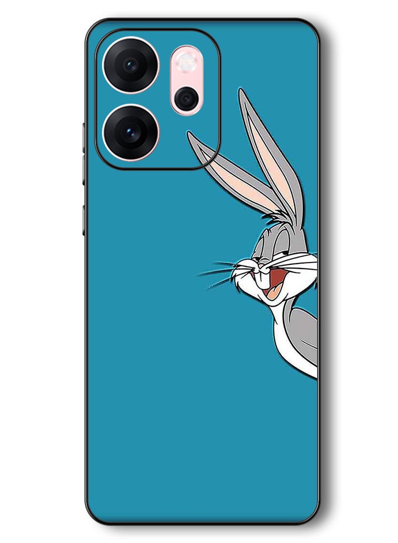 Theodor Case Compatible with Oppo Reno 14 F 6.57 Inch Protection Shockproof Bumper Cover Bugs Bunny - Image 1