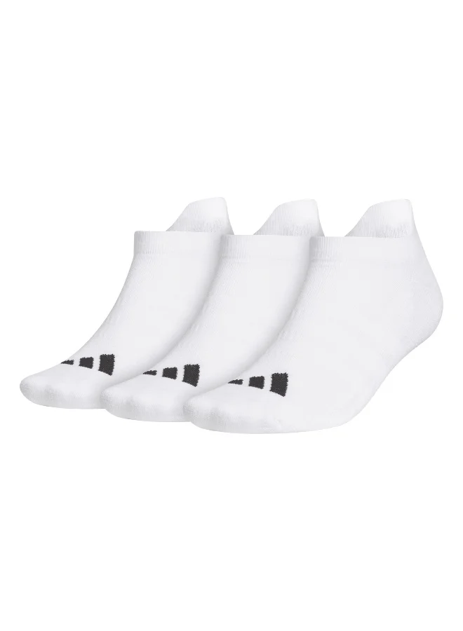 Adidas Adidas 3 Pk Ankle White Golf Socks For Men 6.5-8