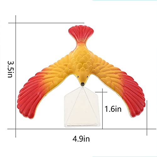 AIDVPOD Balancing Eagle Bird Gravity Bird with Pyramid Combination Set Physical Science Adults Office Novelty Toy for Kids Decompression Gift Party Decoration Supplies 4pcs - Image 5