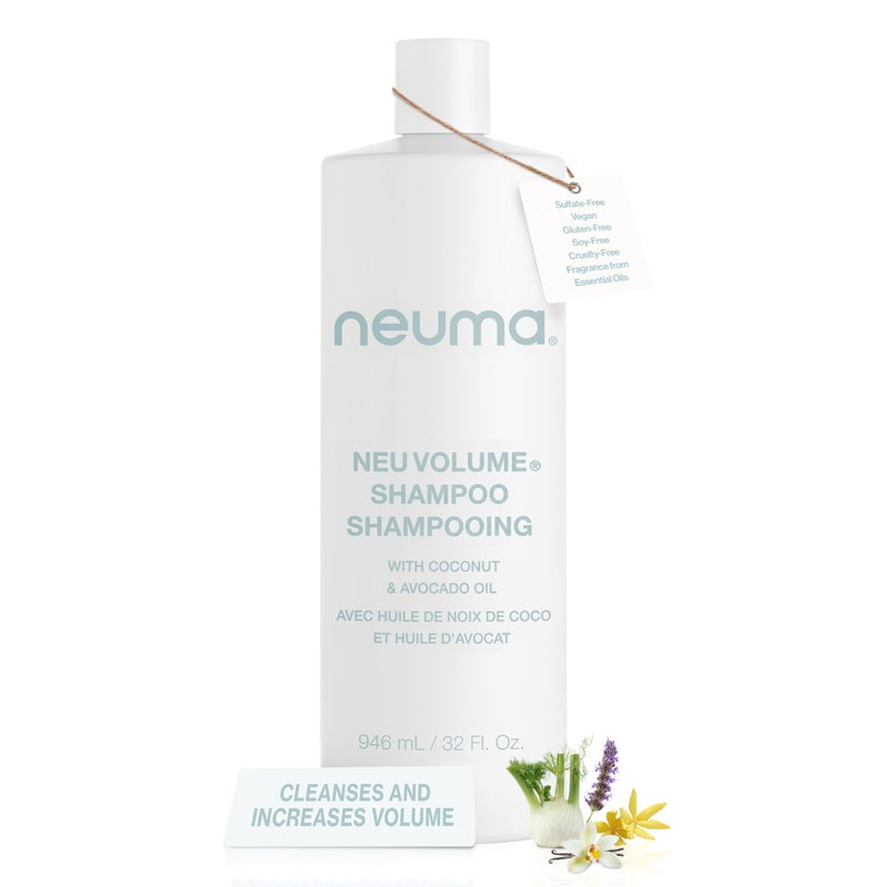 NEUMA Neu Volume Shampoo 32 Fl. Oz. Fennel, Ylang Ylang, Patchouli, and Vanilla Scent, Sulfate Free Shampoo - Image 1