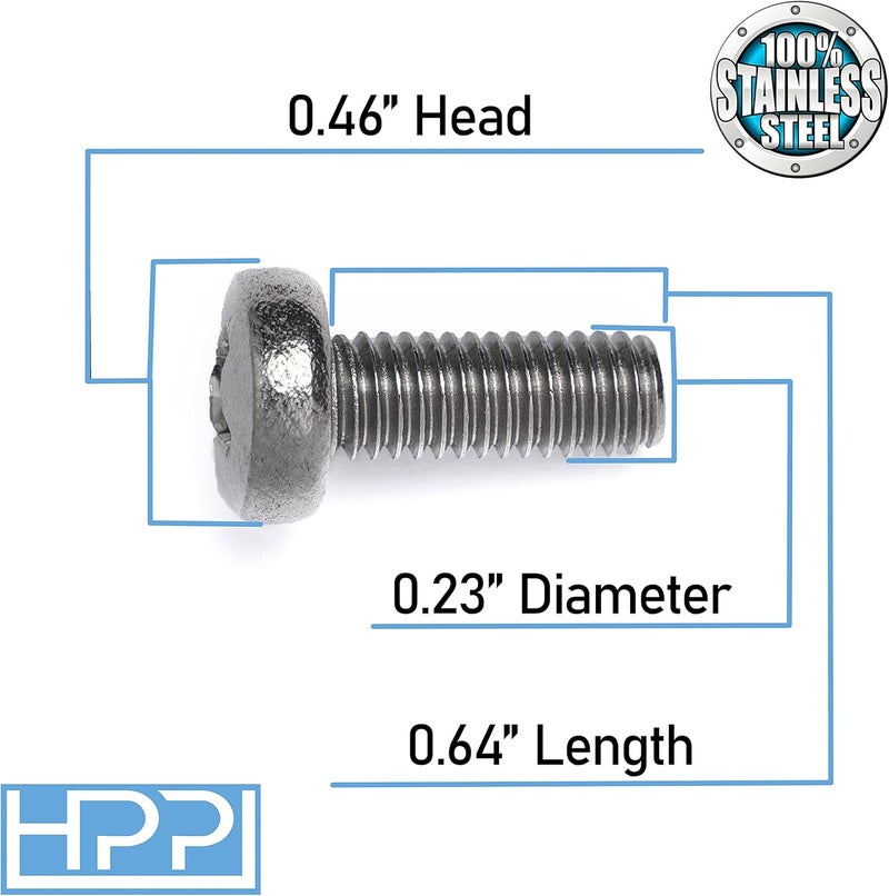 HpP Stainless Steel License Plate Screws Compatible with Lexus Models - Image 4