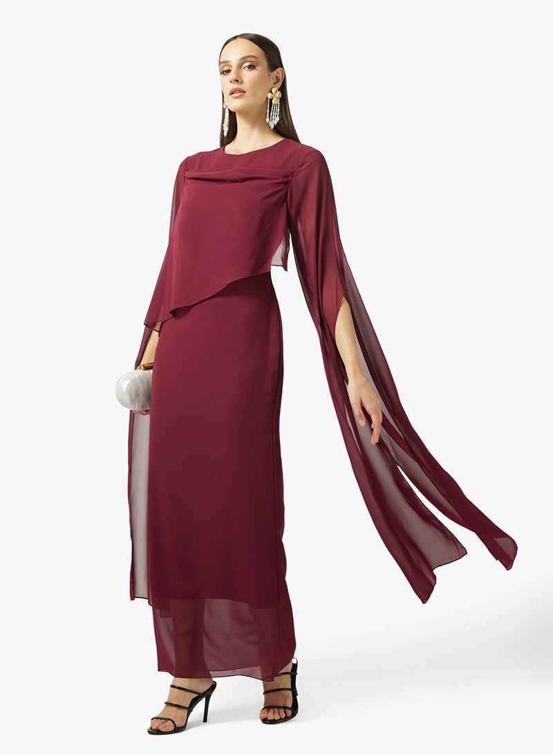 خزانة فستان بأكمام كاب - Image 4