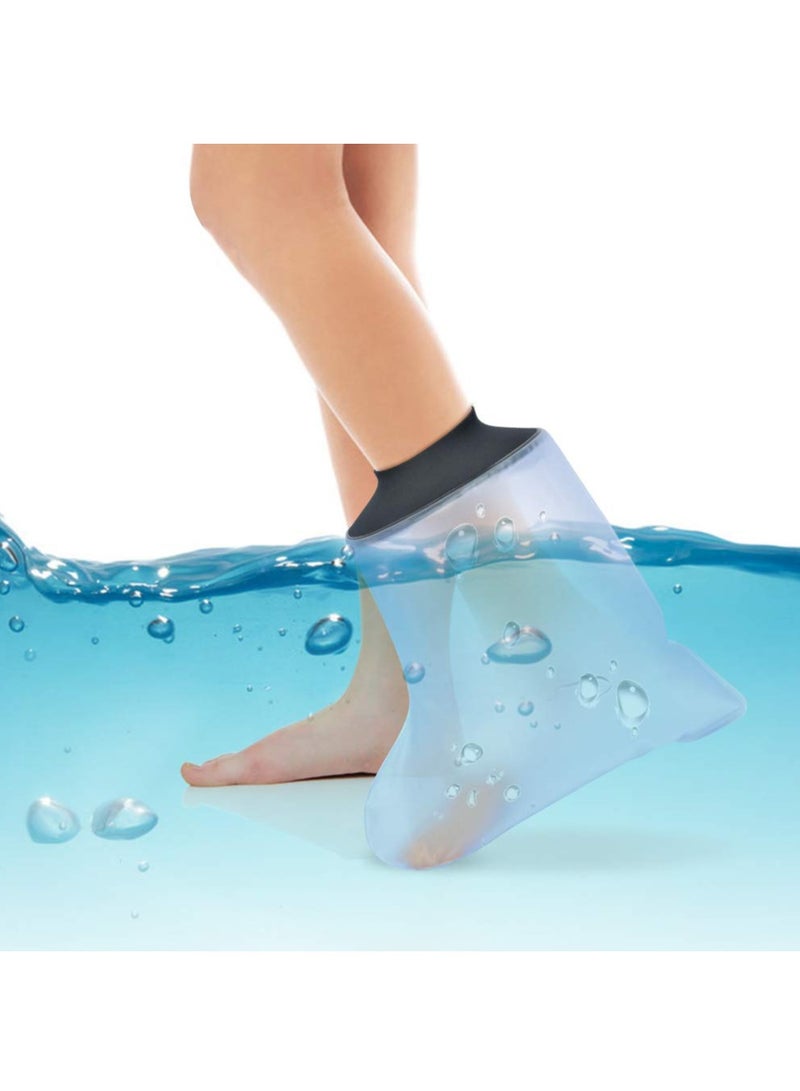 DUNISO Waterproof Foot Cast Cover for Shower Adult,Wound Protector for Ankle and Foot Surgery, Wound and Burns,Reusable,Easy to Clean,for Broken Surgery Foot - Image 1