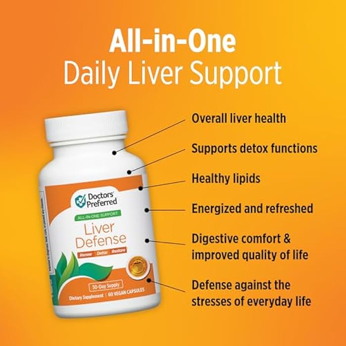 DOCTORS' PREFERRED Liver Defense with Milk Thistle | 60 Capsules - Image 5