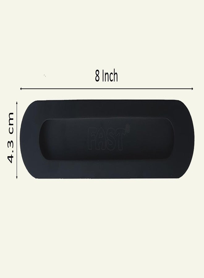 FAST CSH03 Stainless Steel Black Architechral Cabinet Concealed Sliding Door Handle for Wardrobe & Cupboard Doors. (8 INCH) - Image 4