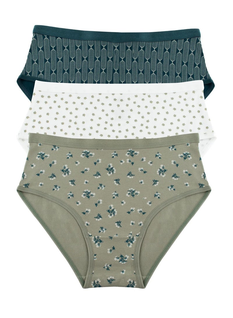 Milk Women Brief Bundle Of 6 Colored Briefs (Plain & Printed) - Image 3