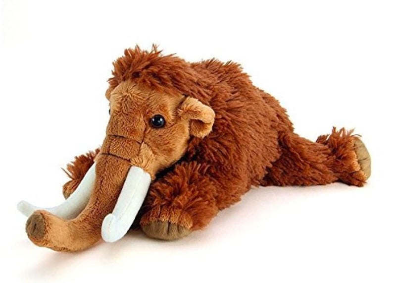 TAMMYFLYFLY Lifelike Woolly Mammoth Plush,13" Mammoth Stuffed Animal,Soft Elephant Plush Toy, Stuffed Toy,Cuddly Toys (30cm) - Image 1
