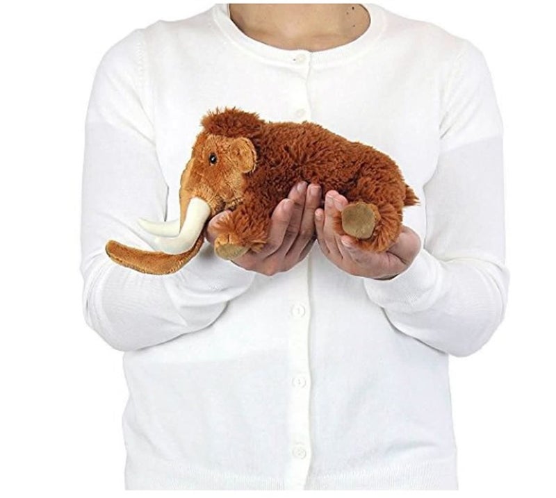 TAMMYFLYFLY Lifelike Woolly Mammoth Plush,13" Mammoth Stuffed Animal,Soft Elephant Plush Toy, Stuffed Toy,Cuddly Toys (30cm) - Image 2