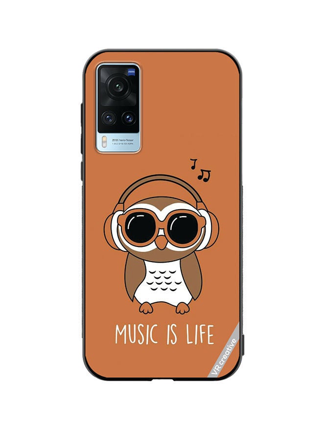 VR CREATIVE Protective Case Cover For Vivo X60 Music Is Life Design Multicolour - Image 1