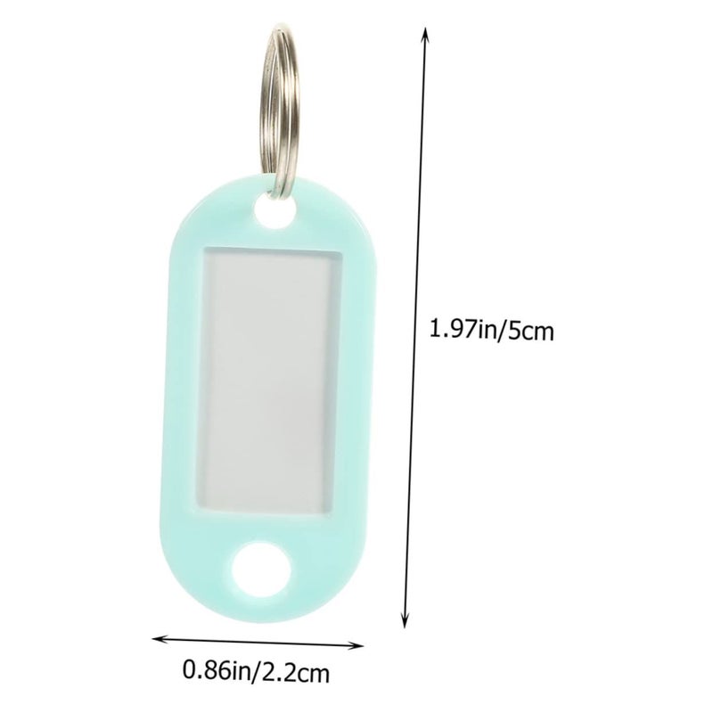 30pcs Green Key Tags Portable Luggage Labels for Home Travel Daily Use Organization - Image 3