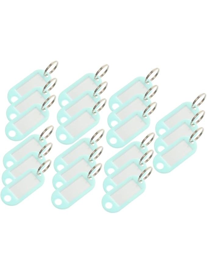 30pcs Green Key Tags Portable Luggage Labels for Home Travel Daily Use Organization - Image 1