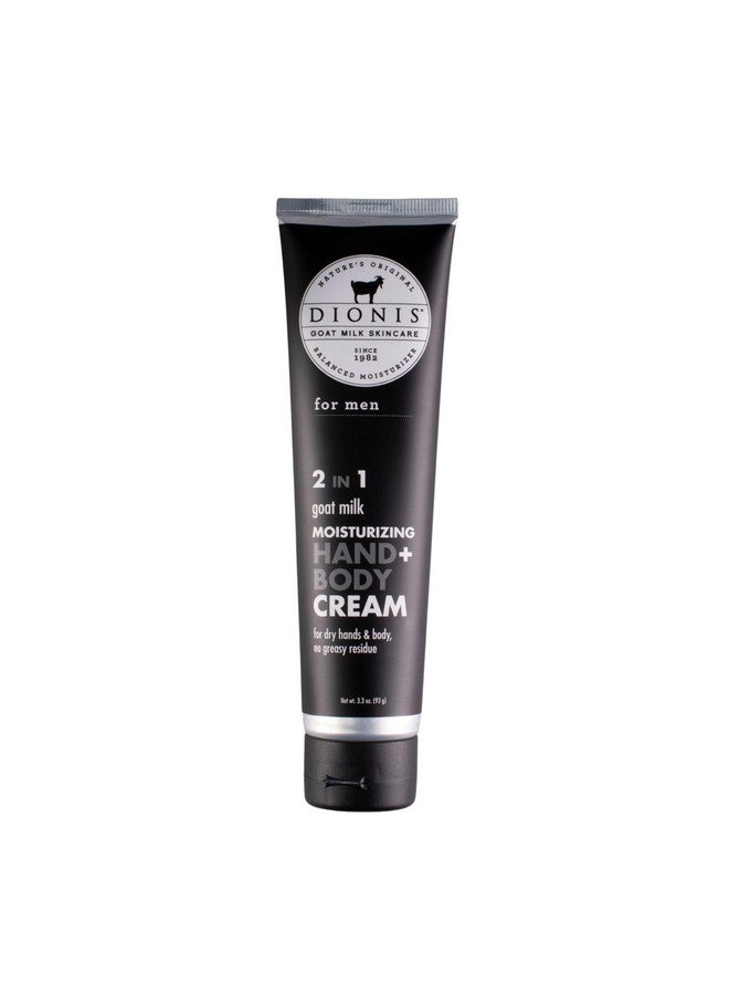 Dionis Goat Milk Skincare 3.3Oz Hand & Body Cream For Men Travel Size Hand Lotion For Hydrating & Moisturizing Dry Skin Cruelty Free Cream Made In The Usa Paraben Free Formula - Image 1