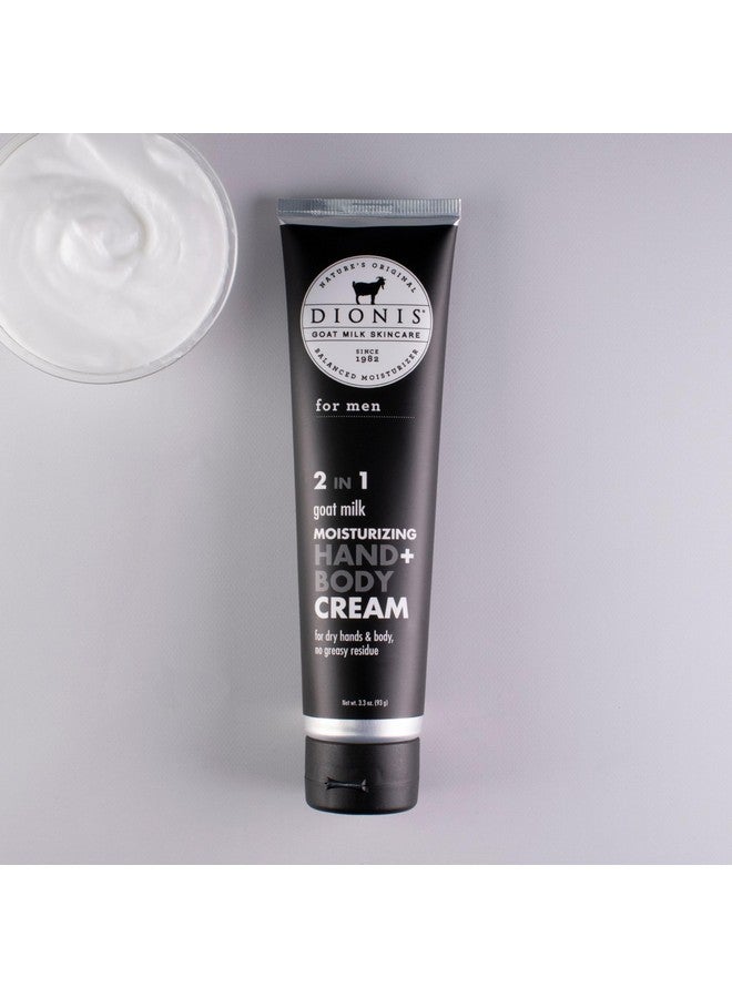 Dionis Goat Milk Skincare 3.3Oz Hand & Body Cream For Men Travel Size Hand Lotion For Hydrating & Moisturizing Dry Skin Cruelty Free Cream Made In The Usa Paraben Free Formula - Image 4