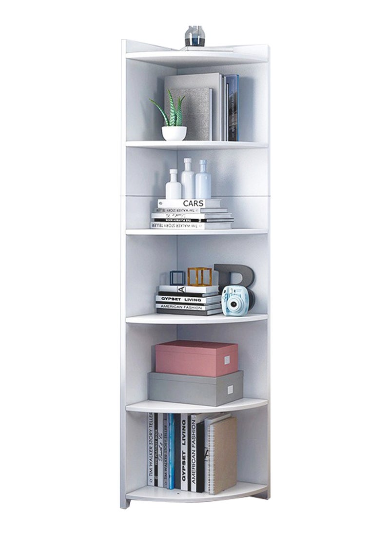 غرانفين خزانة كتب متعددة الوظائف من ستة طوابق لغرفة النوم، تمتد من الأرض إلى السقف، وخزانة تخزين، وخزانة ملابس، بأبعاد 40*40*180 سم - Image 1