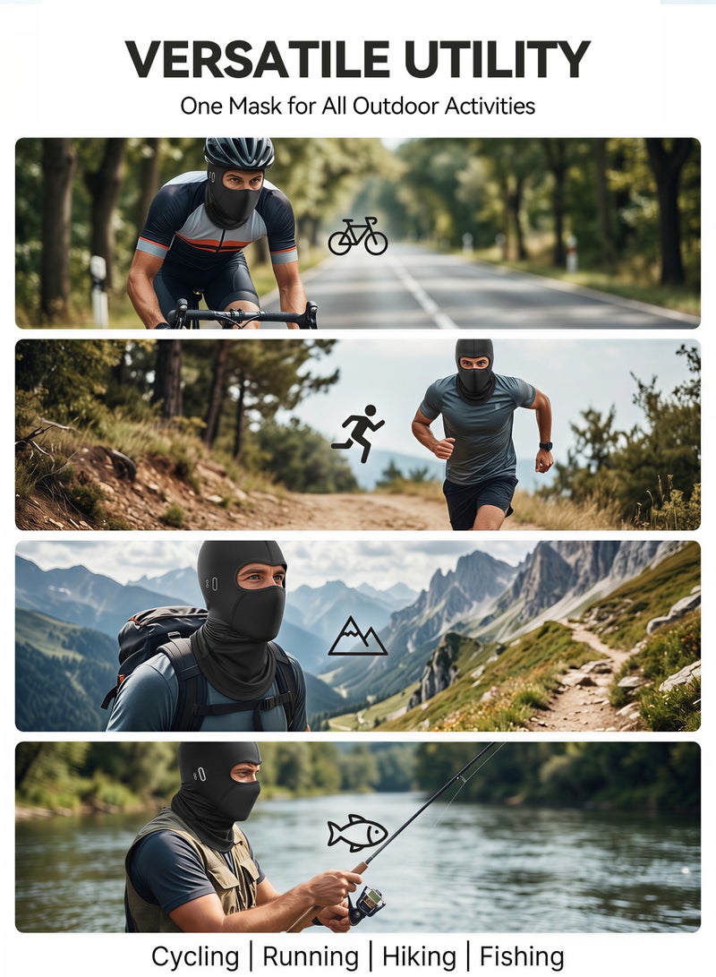 Axpeih Breathable Full Face Mask, Full Face & Neck UV Protection Mask, Ice Silk Headwear for Men and Women, Windproof Sun Protection Hood, Outdoor Sports, Cycling, Motorcycle - Image 3