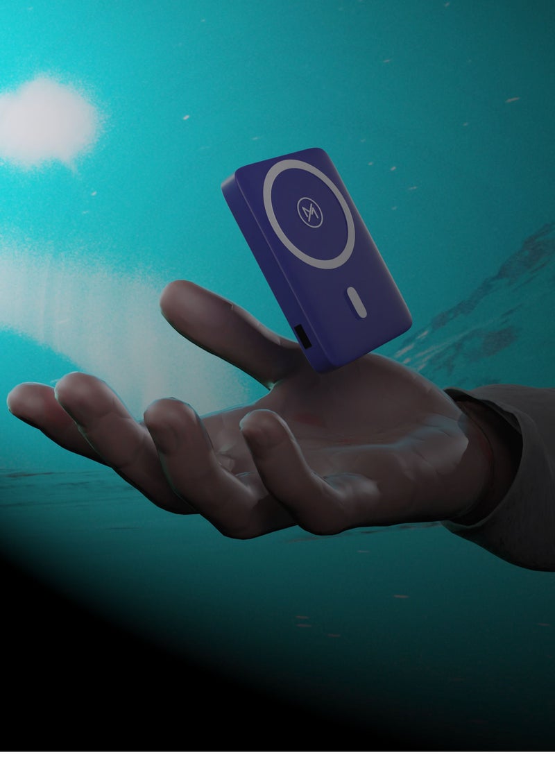 Max & Max 10000mAh MagSafe Power Bank – Magnetic Wireless Portable Charger with Stand | Fast Charging USB-C & USB-A Battery Pack for iPhone & Android - Image 3