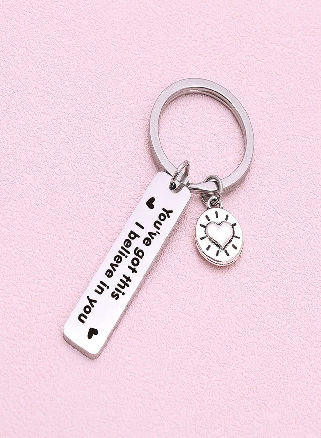 Nothers ASANHAO Addiction Recovery Keychain Gift - Sobriety Support Charm for Women, Friends, Graduates - Stainless Steel Inspirational Keychain - Birthday Christmas Motivational Present - Image 3