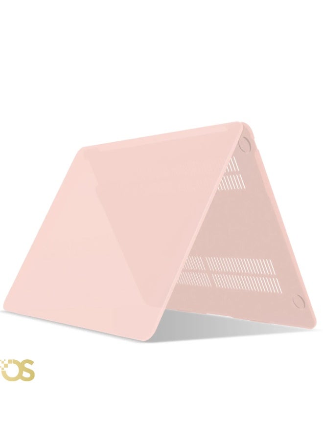 OS Hard Shell Protective Case for MacBook Air 13.6-inch — Matte Pink — Compatible with A2681, A3113 & A3240 Models - Image 3