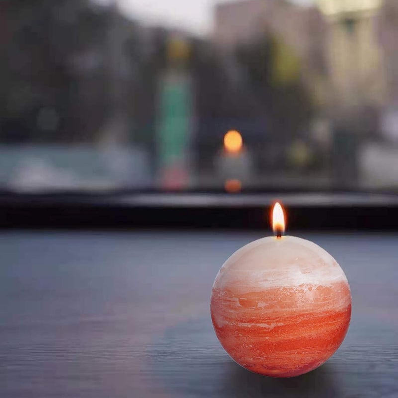 RKPM HOMES RKPM HOMES Round Shape Candle Mould I 3D Ball Orb Sphere Acrylic Epoxy Casting Mold I for DIY Handmade Pendant Necklace Jewelry Chocolate Keychain Plaster Soap Bath Bomb Resin Wax Art Crafts (5 CM) - Image 3