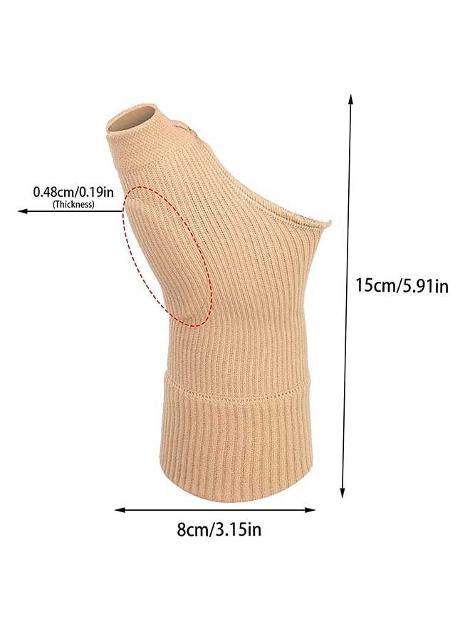 رَوَائِد دعامة إبهام ومعصم مع جل — قفازات ضغط قابلة للتنفس لالتهاب مفصل الإبهام، متلازمة النفق الرسغي، التهاب غمد الوتر — تناسب اليدين للرجال والنساء - Image 5