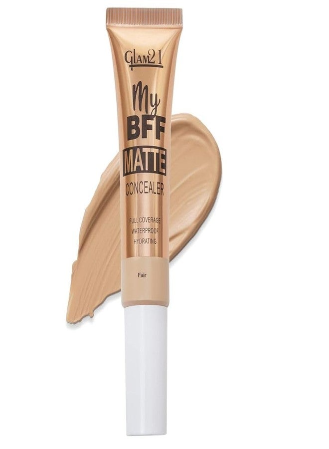 جلام 21 خافي عيوب جلام 21 ماي بي إف إف مات | تغطية كاملة، مقاوم للماء، مرطب | تركيبة خفيفة الوزن تدوم طويلاً لجميع ألوان البشرة، لمسة نهائية مطفية - 8 جم - فاتح - Image 1