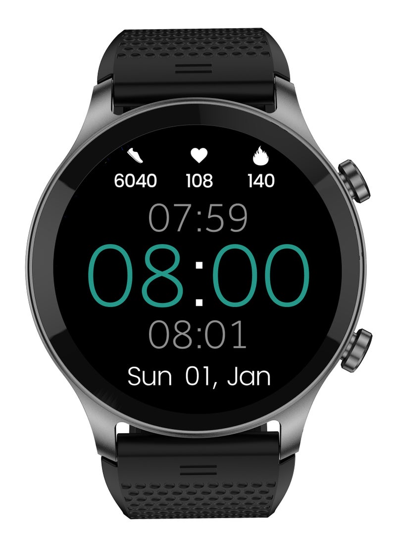 Faster - Smart Watch Pro SE - 1.43" AMOLED Always-On Display, Bluetooth Calling, Fitness Tracker, Sports Modes, SpO2 & Heart Rate Monitoring, Sleep Tracking, IP68 Waterproof, 350mAh Battery, Compatible with Android & iOS - Image 1