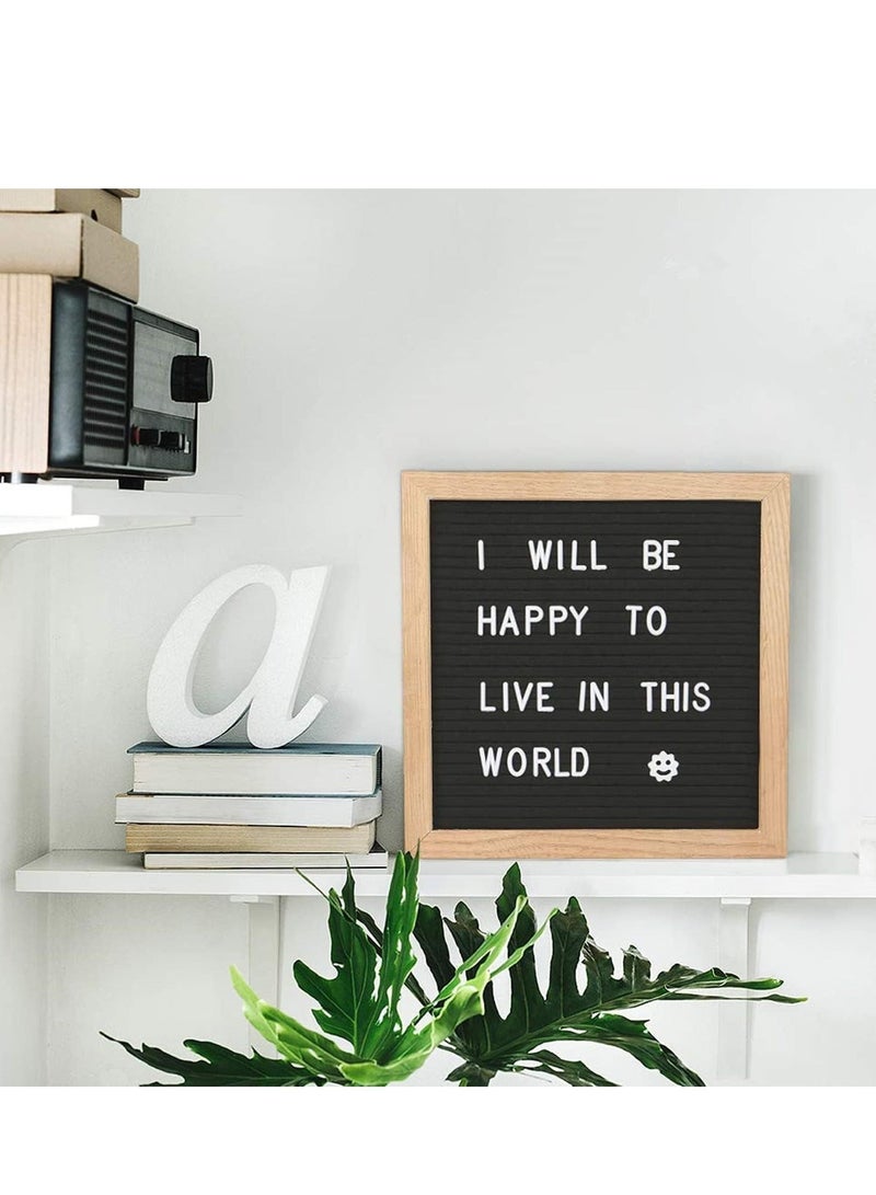 Generic Felt Letter Board - Message Set Wedding Welcome Sign Baby Announcement Pregnancy 10x10 with Letters 1000 Letters, Numbers, Emojis  - Image 5