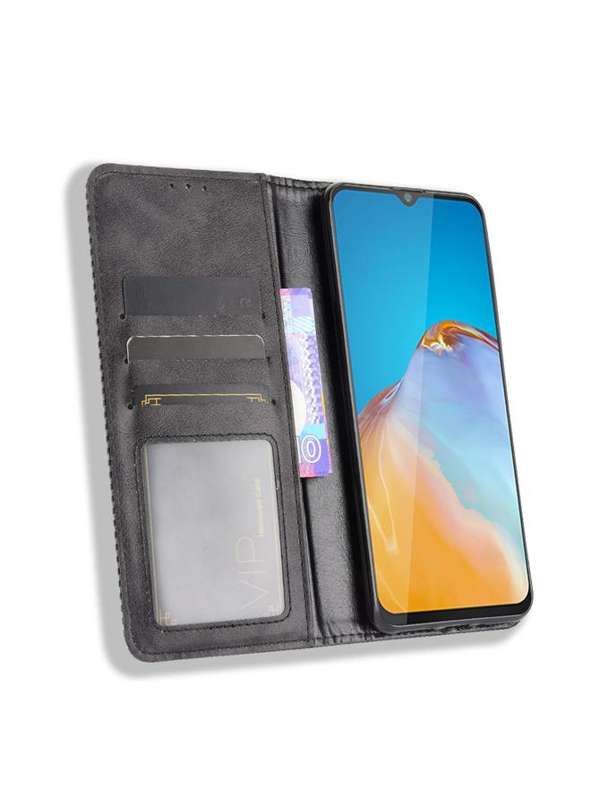 The Bros Case For Cubot Note 20 / Note 20 Pro Magnetic Buckle Retro Texture Horizontal Flip Leather Case with Holder & Card Slots & Photo Frame - Image 4