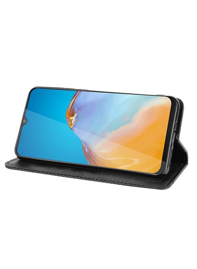 The Bros Case For Cubot Note 20 / Note 20 Pro Magnetic Buckle Retro Texture Horizontal Flip Leather Case with Holder & Card Slots & Photo Frame - Image 5