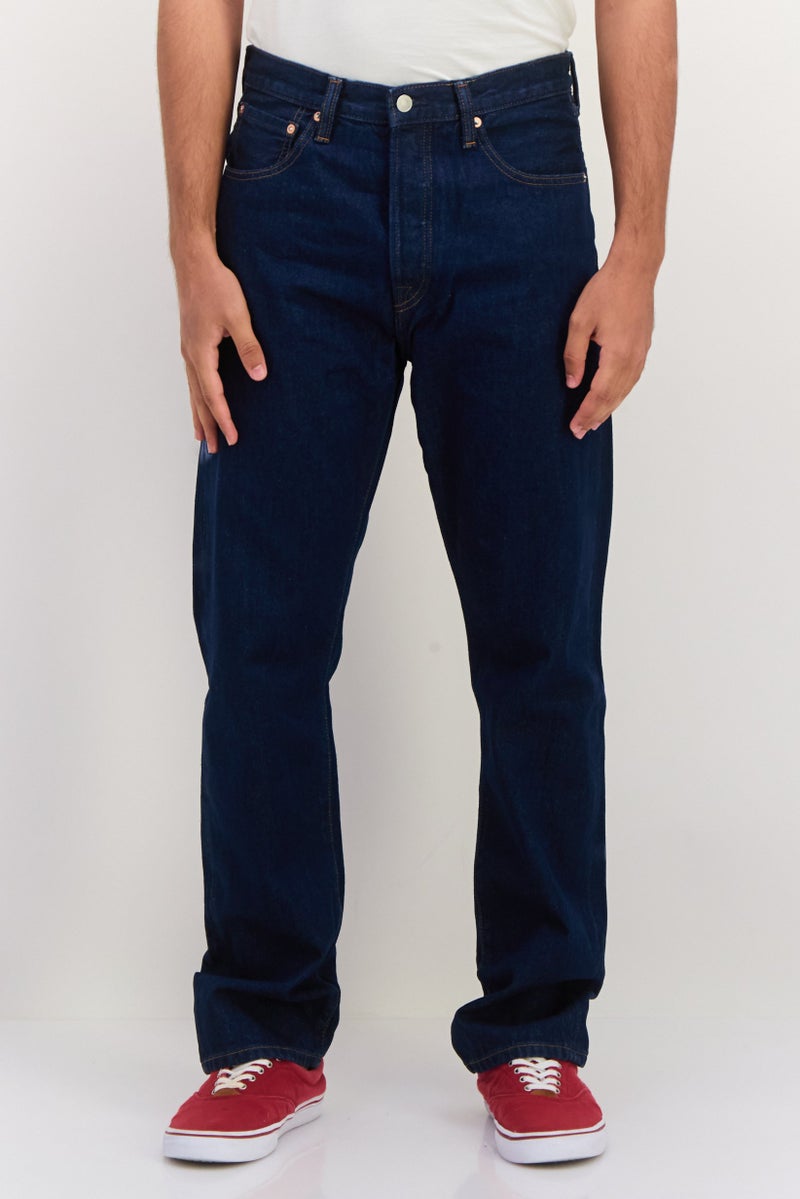 GAP Men Original Fit Plain No Stretchable Denim Jeans, Navy - Image 1