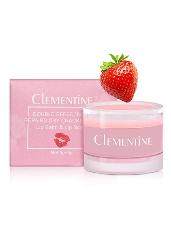 Clementine - Zahra Today Lip Care Setgentle Yet Effective Moisturizing Repairing Balm & Exfoliating Peeling Primer Scrub Nourishing And Softening Lips - Image 1