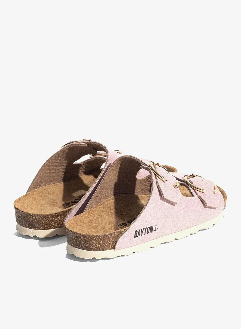 BAYTON  Atlas Double Strap Flat Sandals for Women | Best Price UAE
