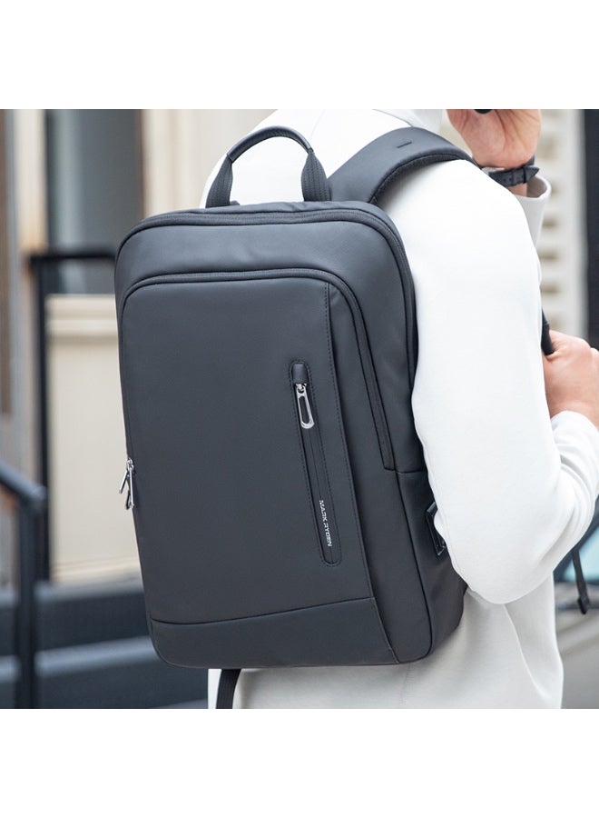 Mark Ryden MR-2492 Business Laptop Backpack for Men Fits 15.6 Inch Laptops Lightweight Water Resistant Oxford Bag with USB Charging Port Anti Theft Pocket and YKK Zippers - Image 2