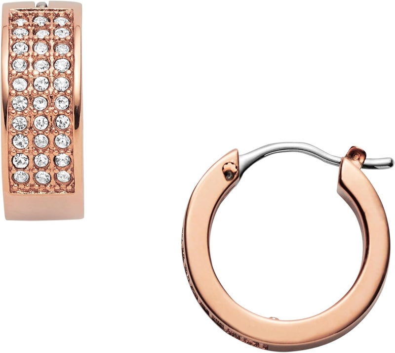 فوسيل قرط فوسيل نسائي من الذهب الوردي، JOF00169791 - Image 1