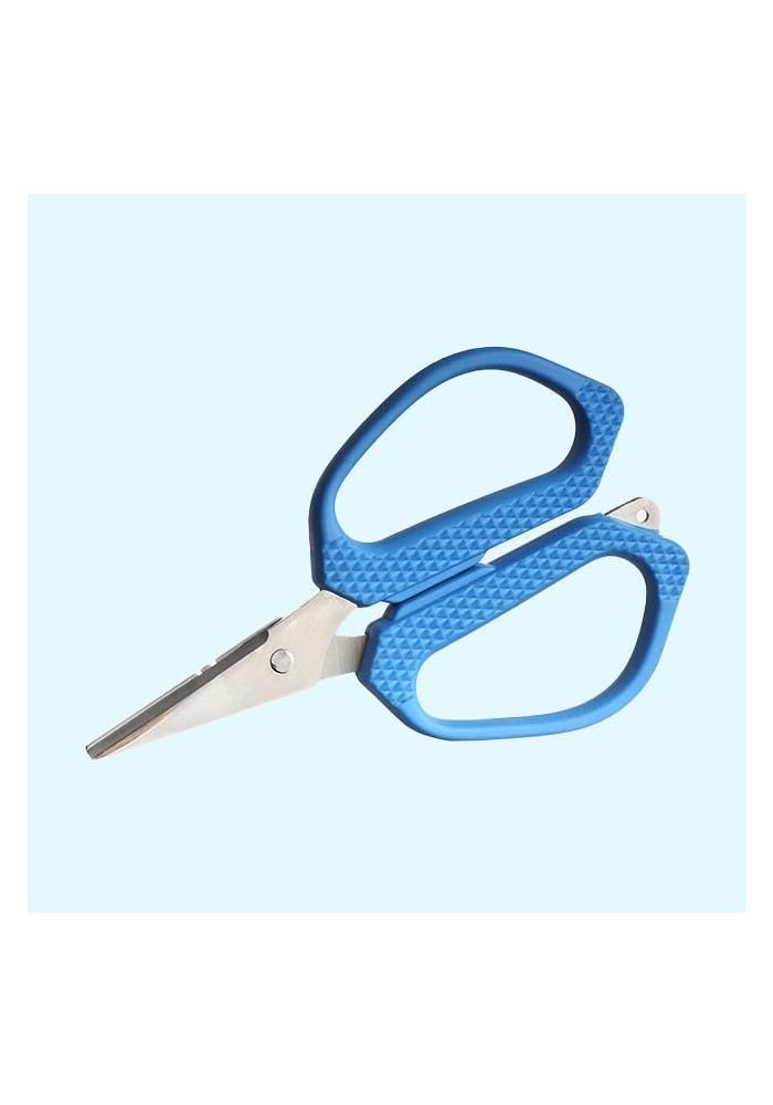 Frichy Braided Line Scissors X409-4 - Blue Stainless Steel - Image 5