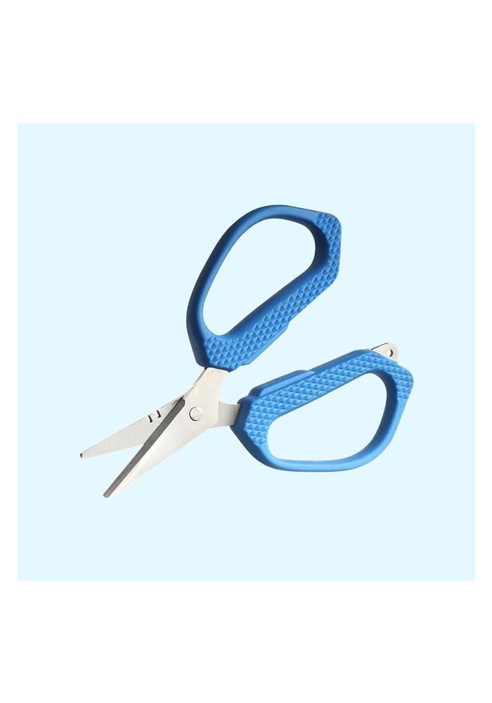 Frichy Braided Line Scissors X409-4 - Blue Stainless Steel - Image 2
