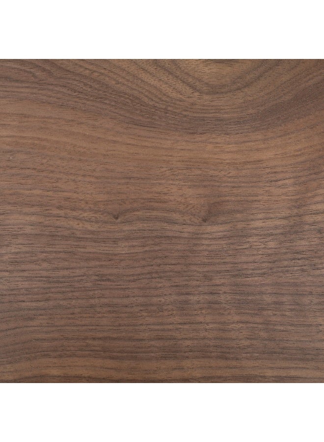 لوفت طاولة قهوة، أبعادها 118 × 43.2 × 48 سم، مصنوعة من خشب الجوز وخشب MDF مع سطحين وأرجل سوداء، متعددة الاستخدامات، طراز KEMI 2SH، رقم المنتج -197757A - Image 3