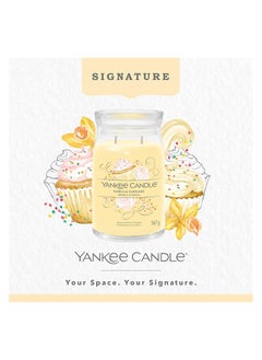 YANKEE CANDLE Candle Signature Scented Candle | Vanilla Cupcake Large Jar Candle with Double Wicks | Soy Wax Blend Long Burning Candle | Perfect Gifts for Women  - Image 2