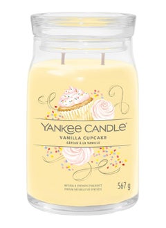 YANKEE CANDLE Candle Signature Scented Candle | Vanilla Cupcake Large Jar Candle with Double Wicks | Soy Wax Blend Long Burning Candle | Perfect Gifts for Women  - Image 1