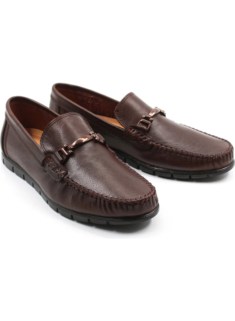 فاست ستيب Leather Men's Loafer Shoes 783MA06