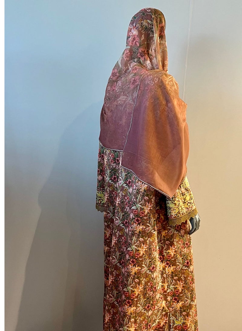 Sana'a Kayum Jalabiya Dress with Sheila Set - Image 4