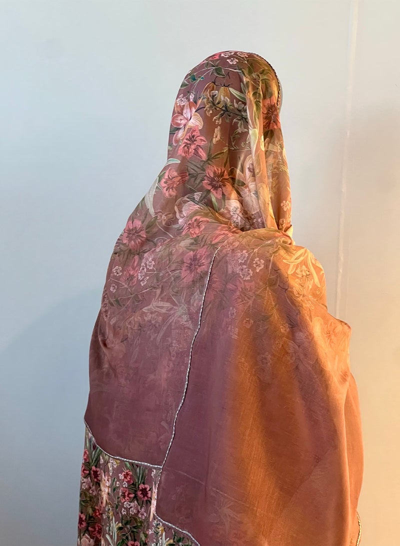 Sana'a Kayum Jalabiya Dress with Sheila Set - Image 5