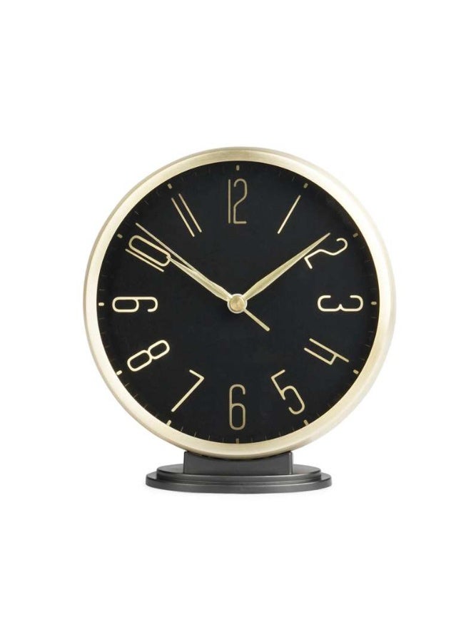Pan Home Wardell Table Clock 13x4x14cm - Gold - Image 2