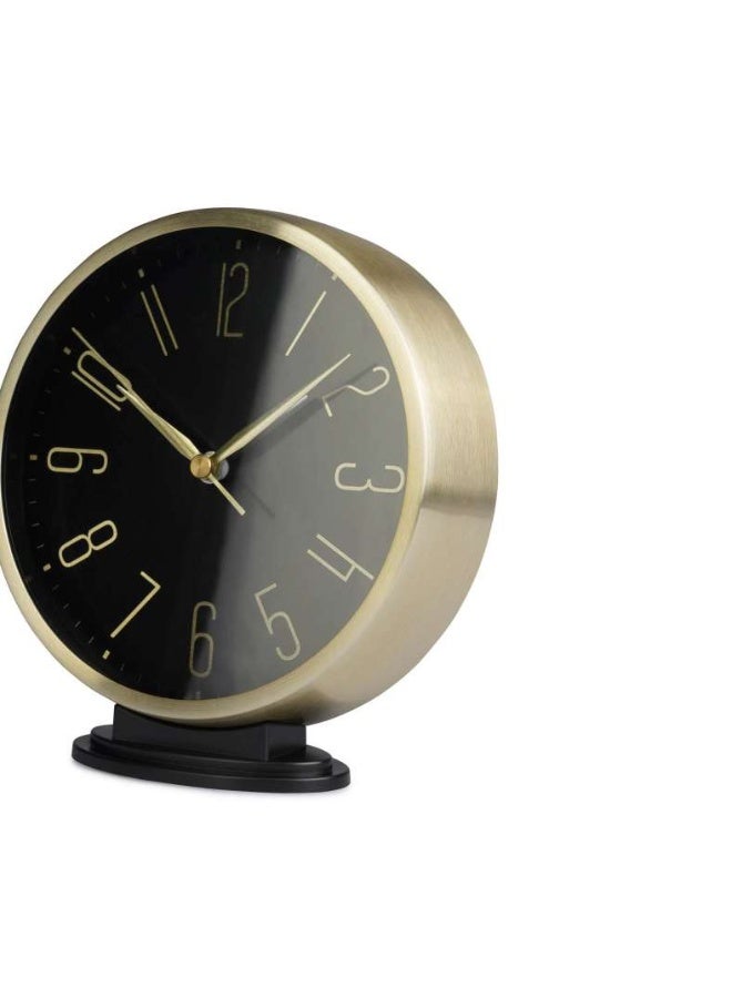 Pan Home Wardell Table Clock 13x4x14cm - Gold - Image 4