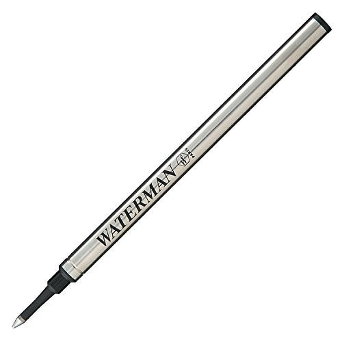Waterman Rollerball Pen Refill, Fine Point, Black Ink - Image 1